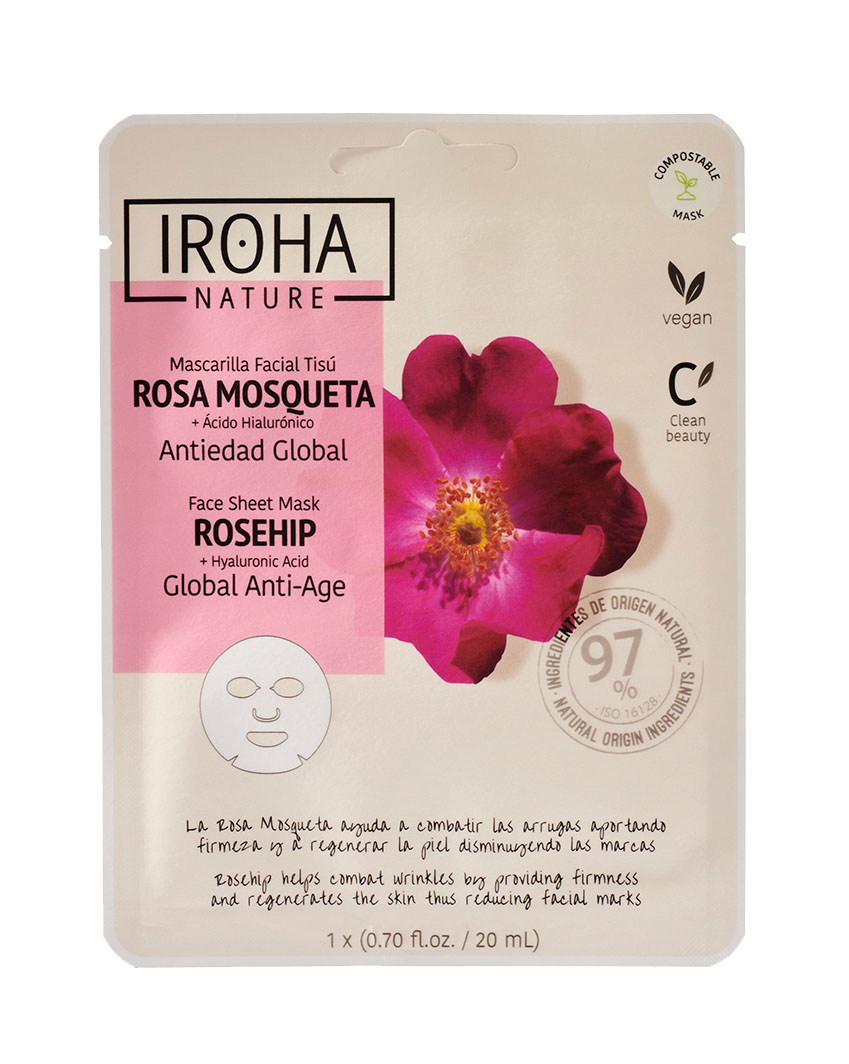 Vliesmaske Global Anti-Age Rosehip
