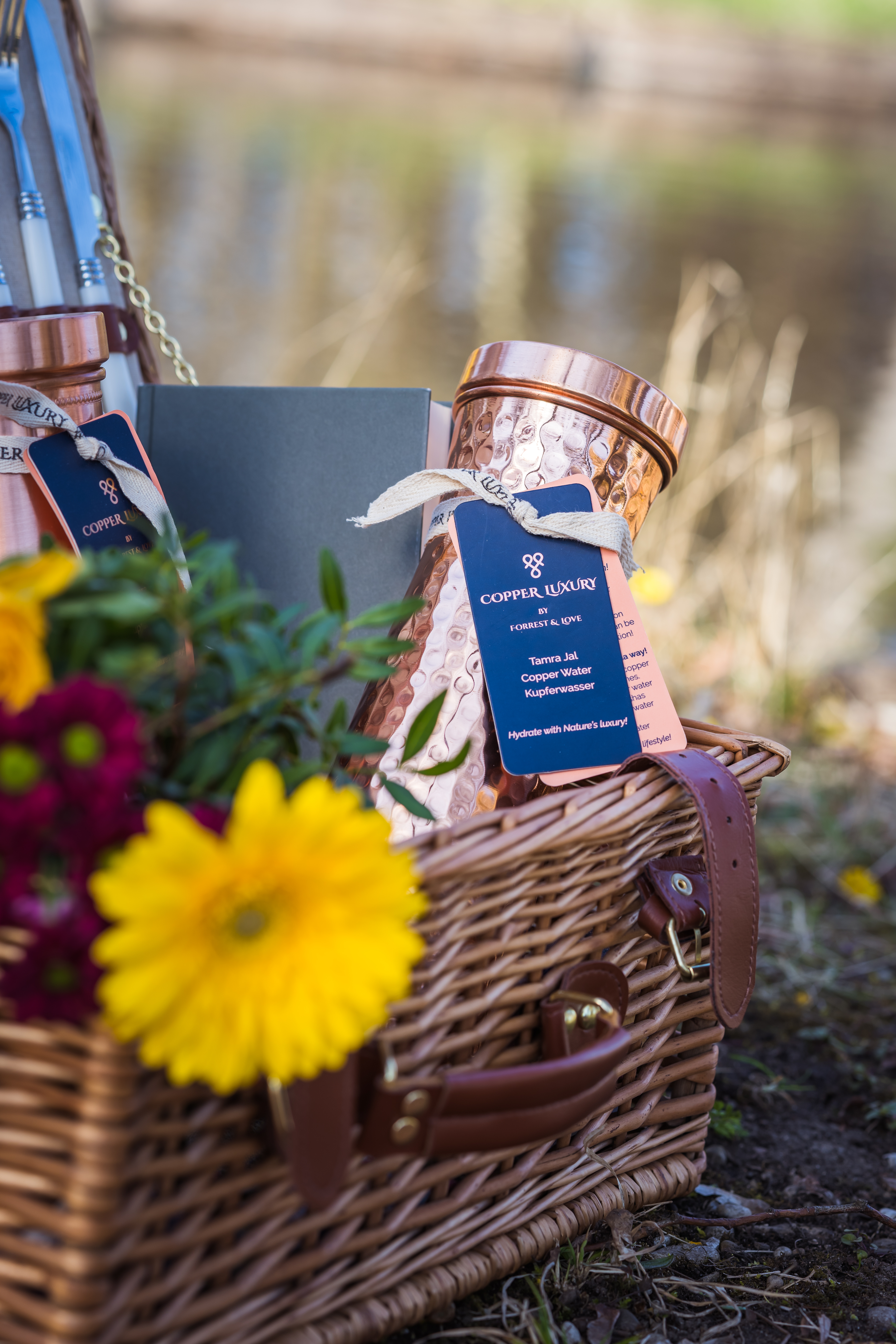 Luxury Karaffe gehämmert 1200ml