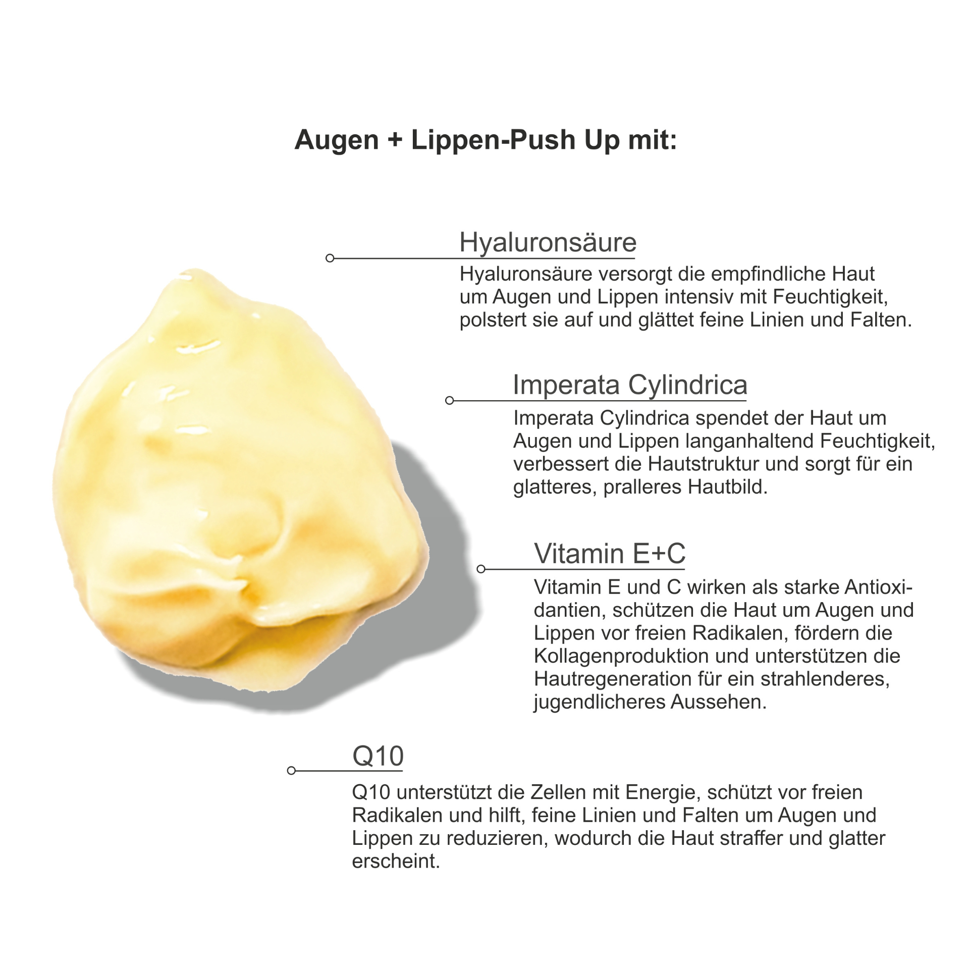 AUGEN LIPPEN MASKE – Creme-Masken-Konzentrat