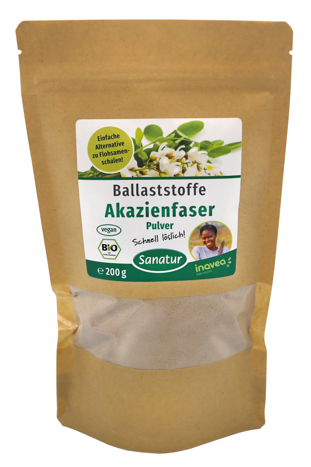 BIO Akazienfaser Pulver