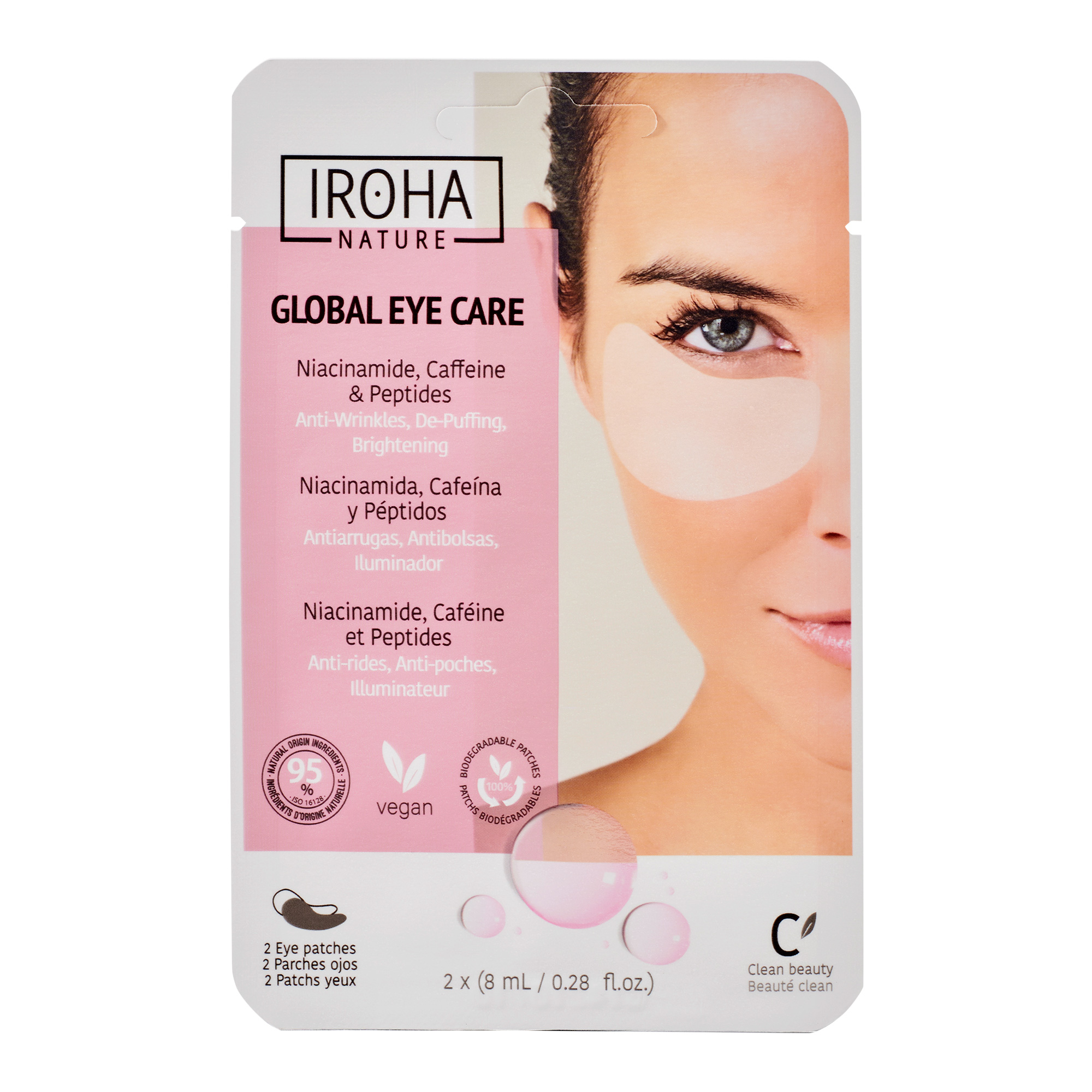 Global Eye Care Augenpads (Anti-Wrinkles, De-Puffing,Brightening)